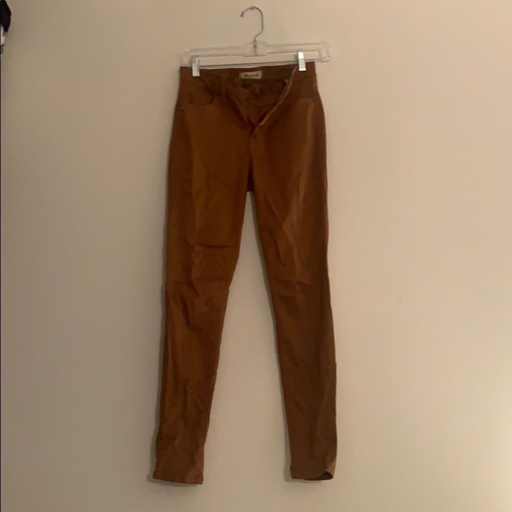 Madewell Jeans- Burnt Orange.